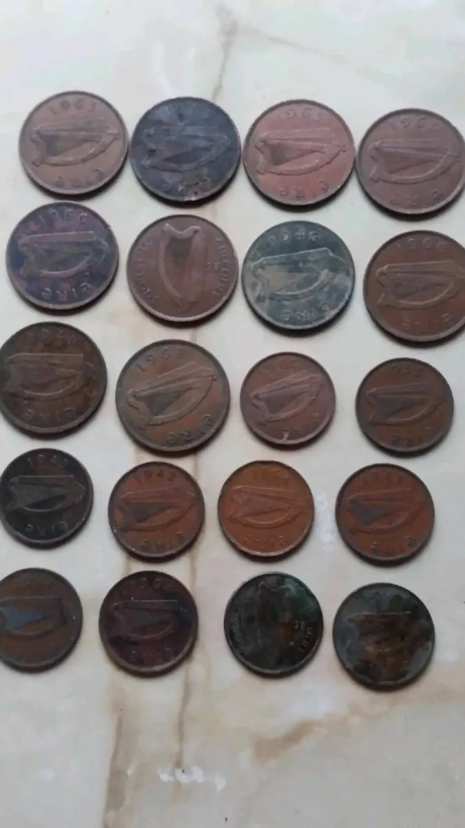 20.  20p Irish coins - Image 2