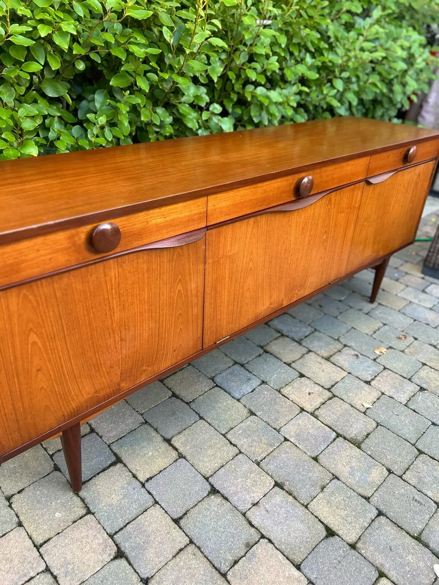 Mid century teak credenza sideboard retro vintage - Image 2