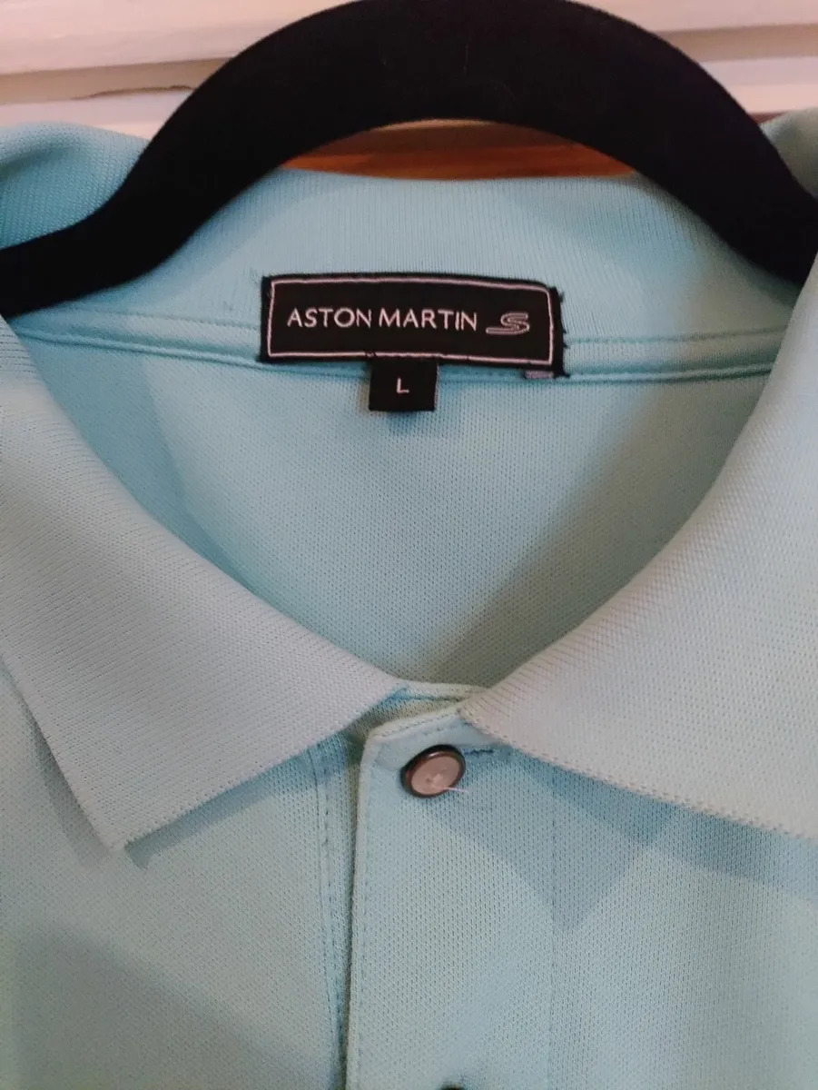 Aston Martin polo shirt L - Image 4