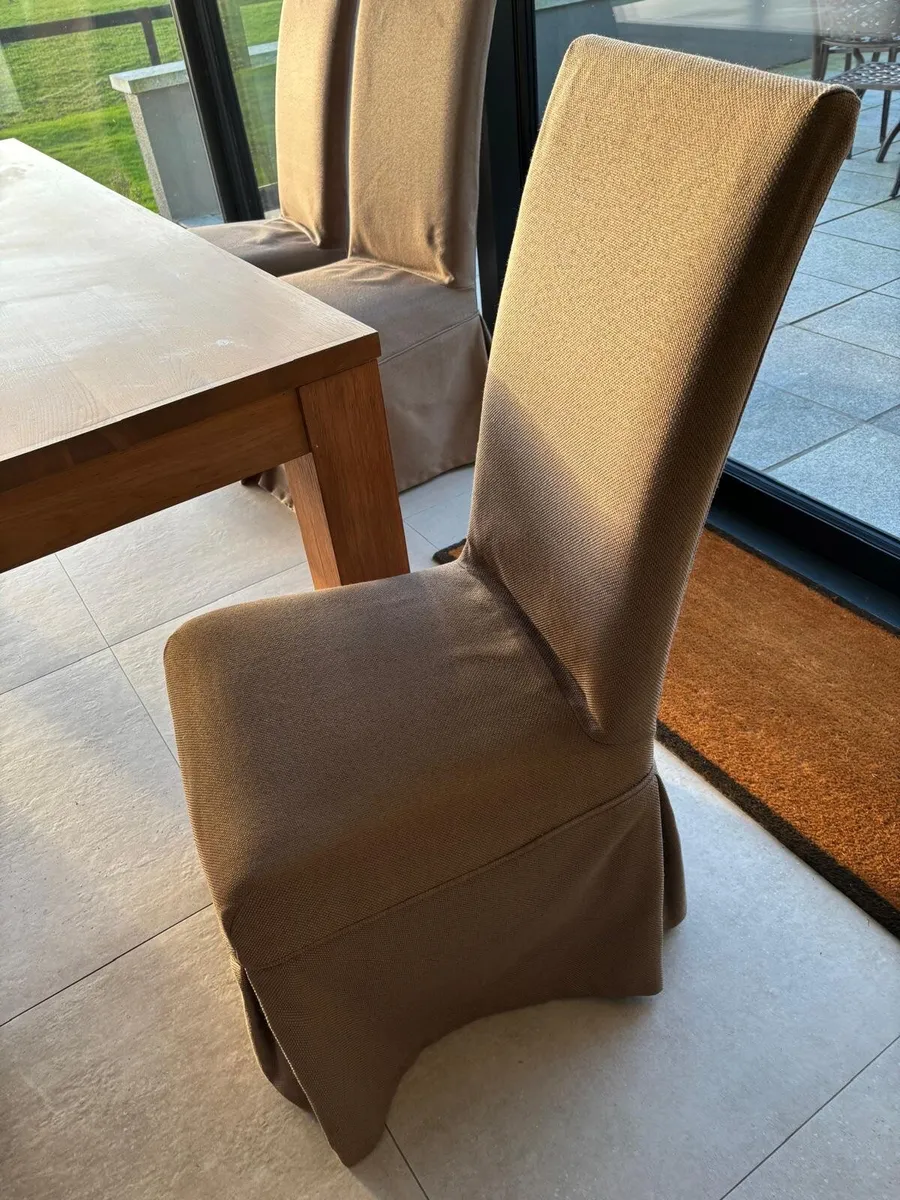 Kitchen Dining Table with 6 Chairs - Image 2