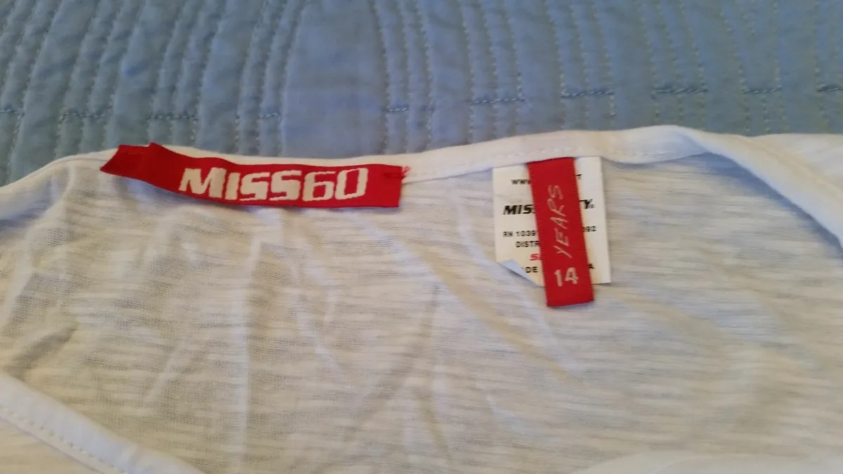 Miss 60 pinafore Age 14 NEW - Image 3