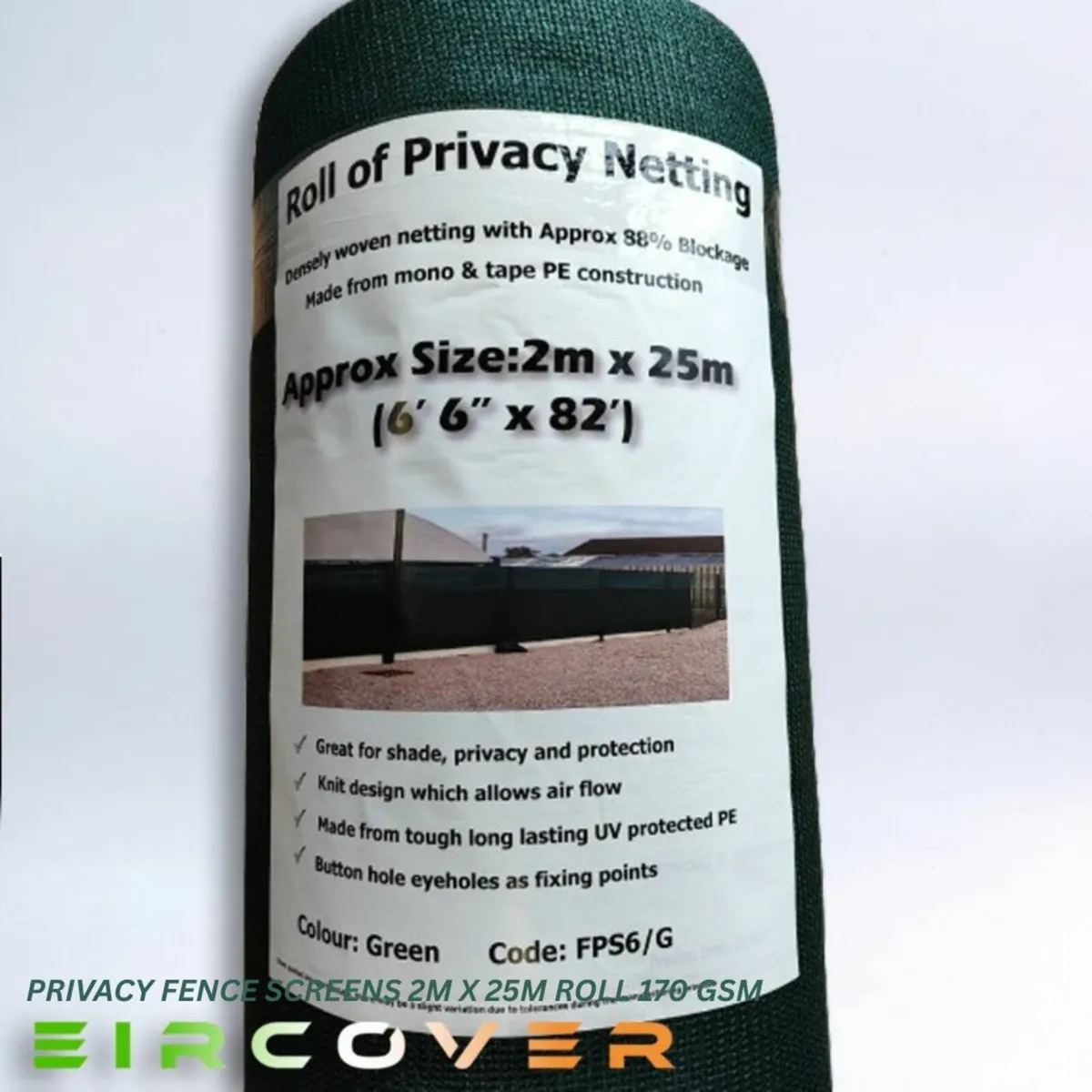 Privacy Fence Screens 2m x 25m (6.5' x 82') - Image 1