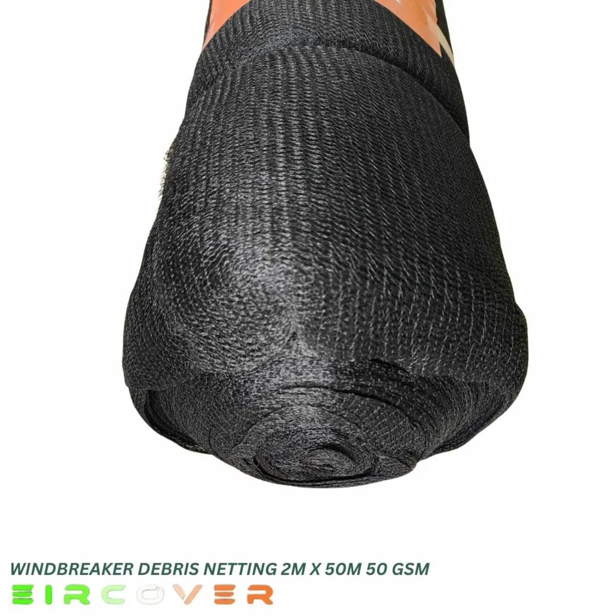 Windbreaker netting  Economy 2m x 50m 50 gsm Black - Image 2