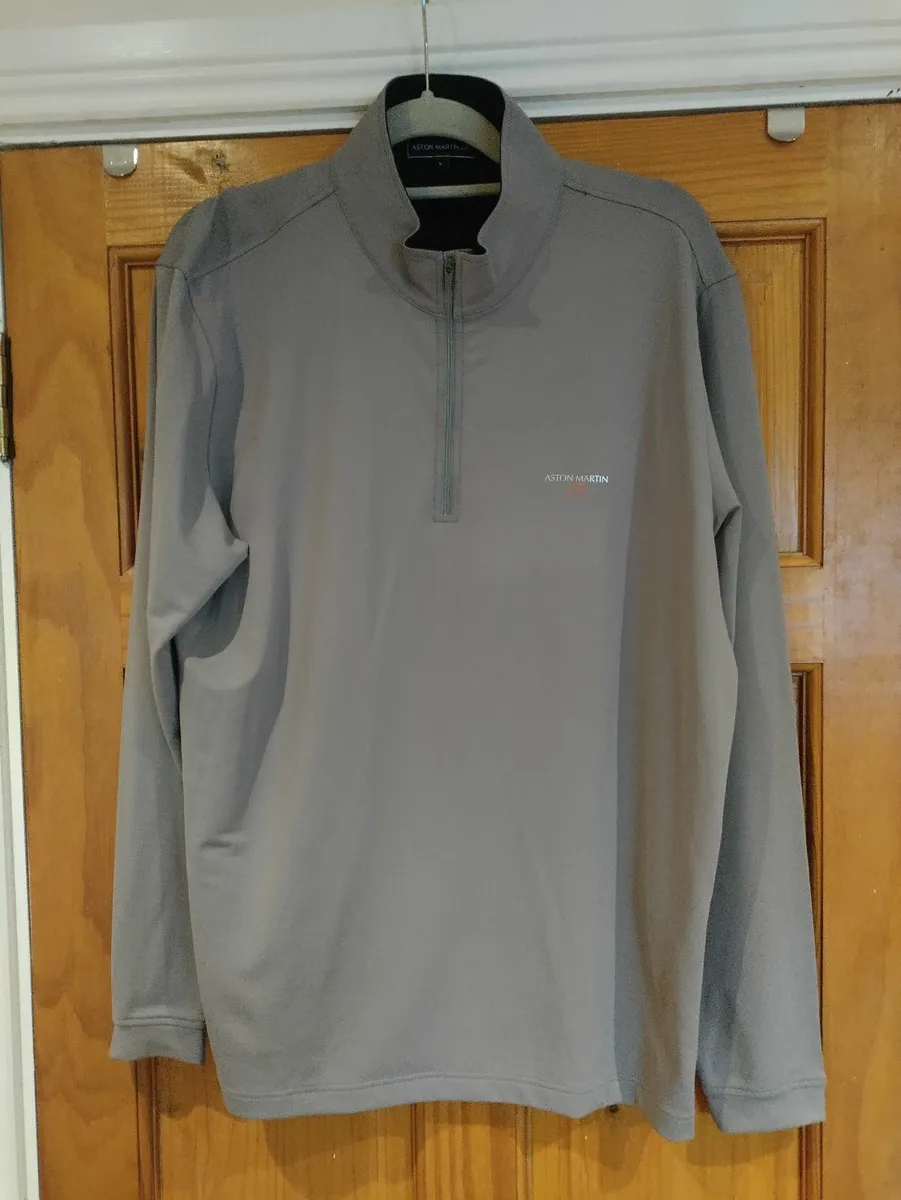Aston Martin 1/4 zip sweater L - Image 1