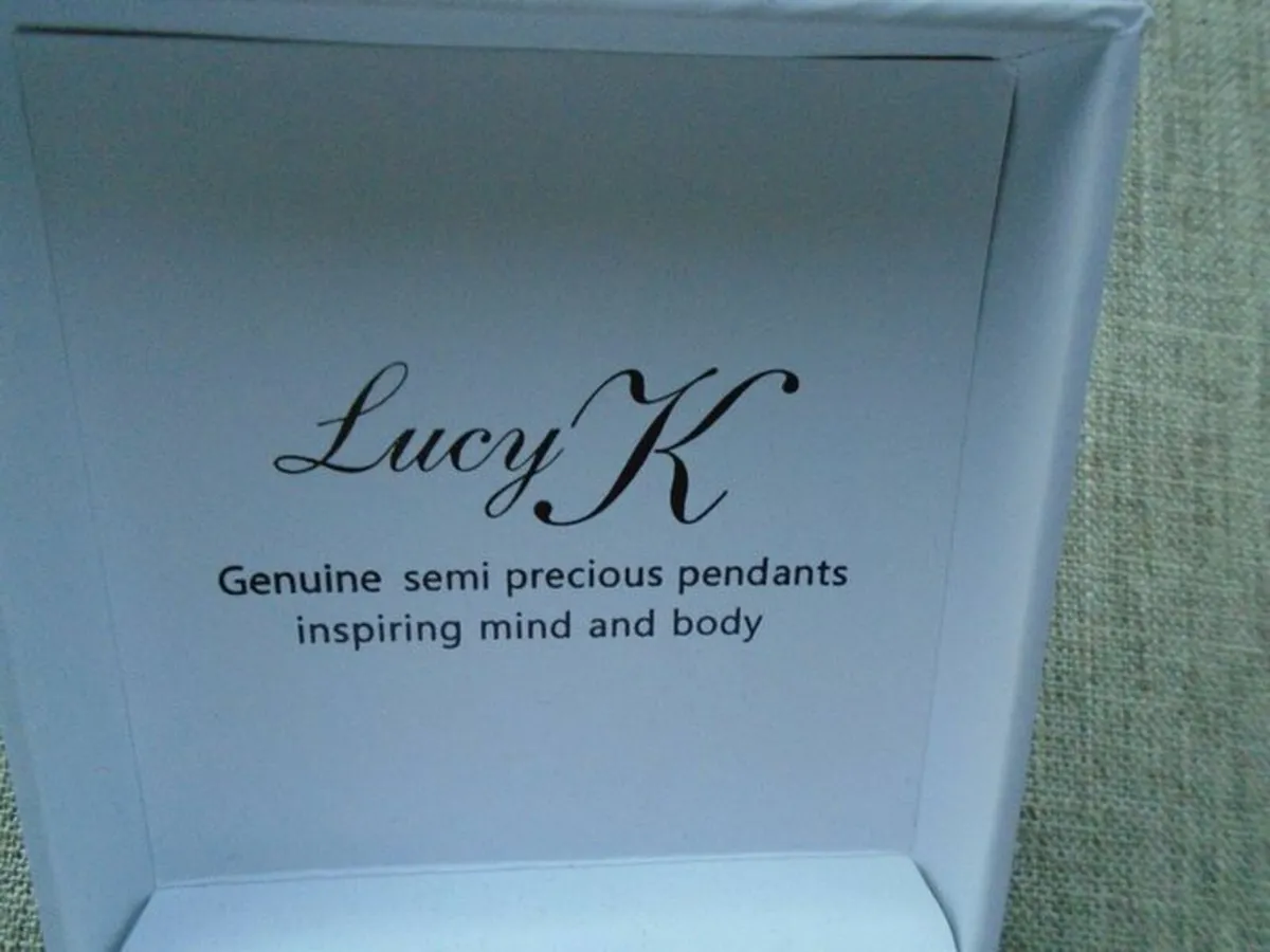 White Howlite pendant. Jewellery, Gift, - Image 2