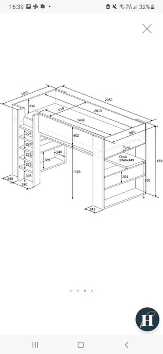 High Sleeper Bed - Image 2