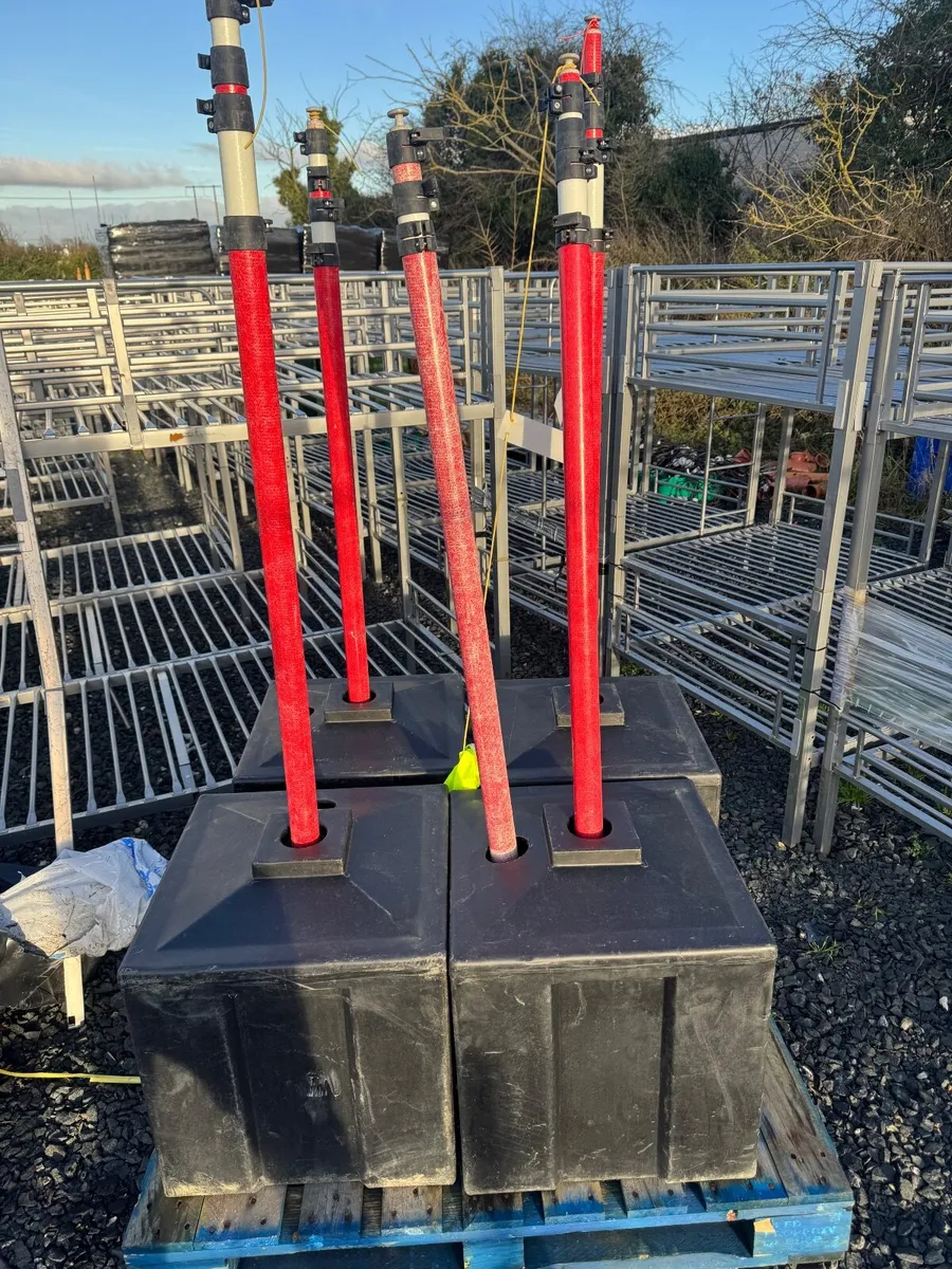 Telescopic electrical safety poles