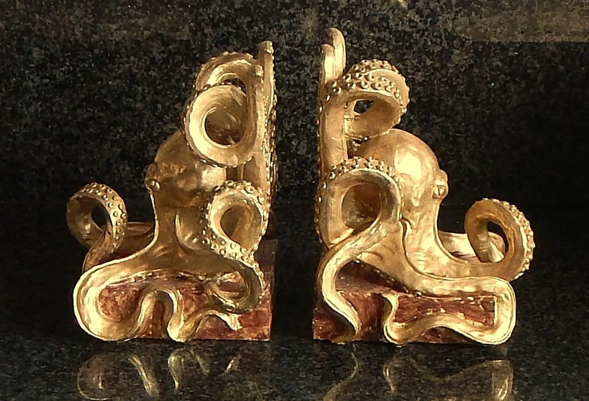 Pair of Octopus Book Ends - Image 3