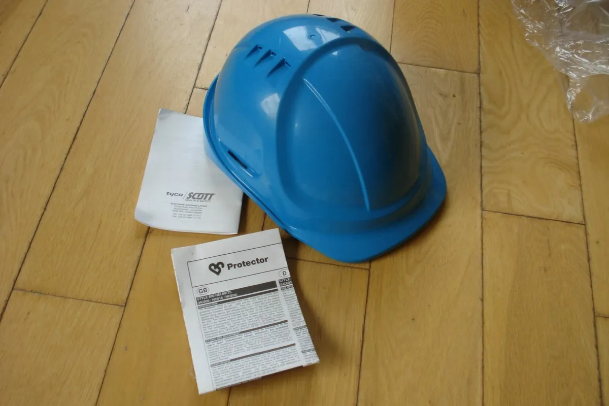SAFETY HELMET HARD HAT, SCOTT HC600 , NEW ,BLUE. - Image 2