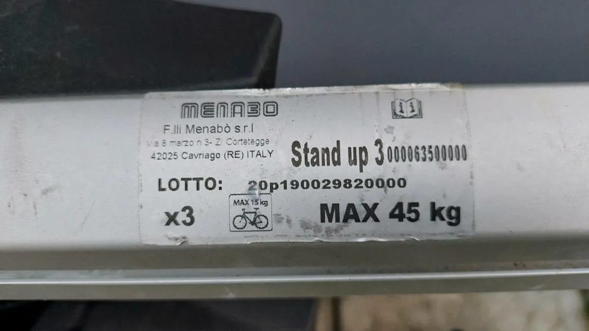 Menabo Three Bike Rack - Image 4