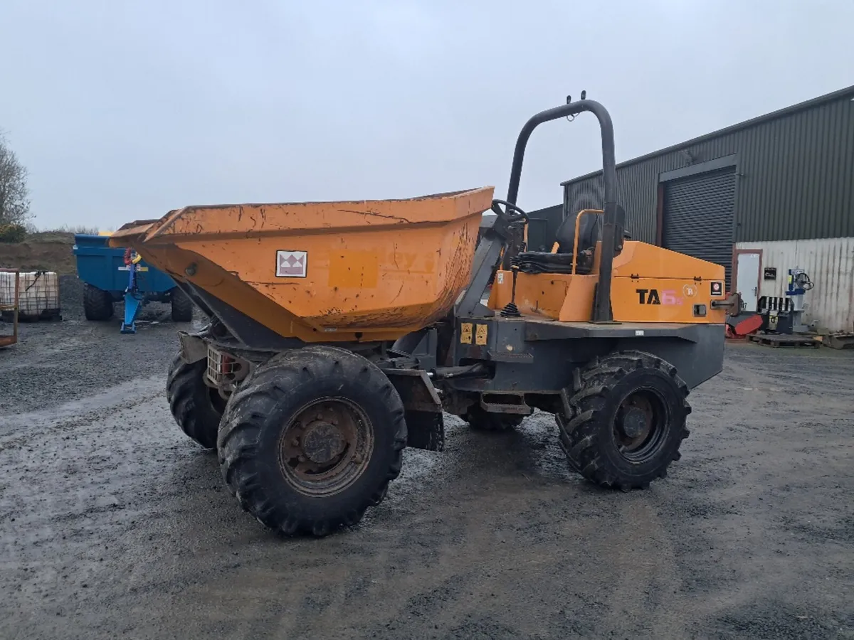 2015 Terex 6ton swivel skip dumper - Image 1