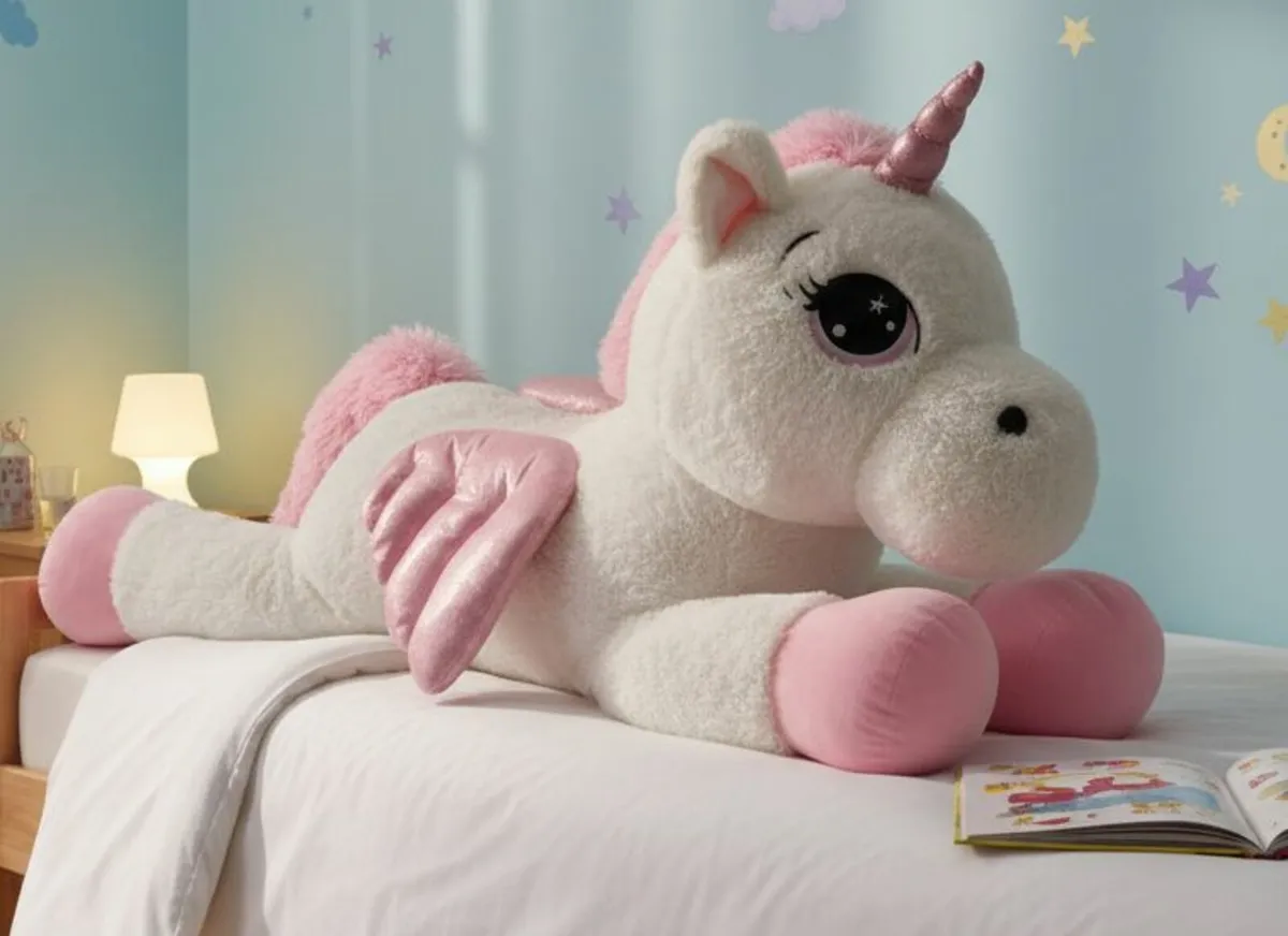 Large Unicorn Plush Teddy – Super Cute - Image 2