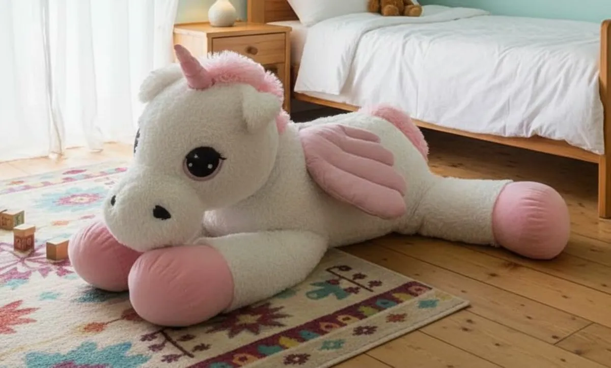 Large Unicorn Plush Teddy – Super Cute - Image 3