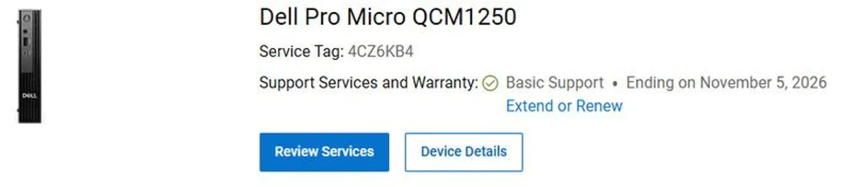 DELL - Pro Micro QCM1250 - Micro - Core Ultra 5 - RAM 16 GB - SSD 512 GB -Windows 11 Pro - black / Brand New with Keyboard & Mouse - Image 3