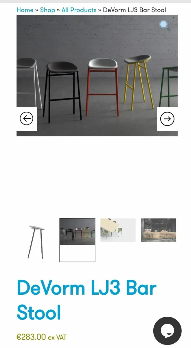 Designer High Stool De Vorm - Image 2