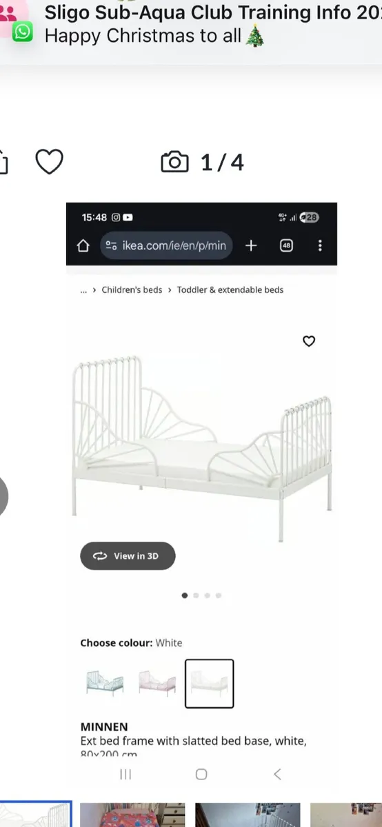 Toddler bed - Image 1