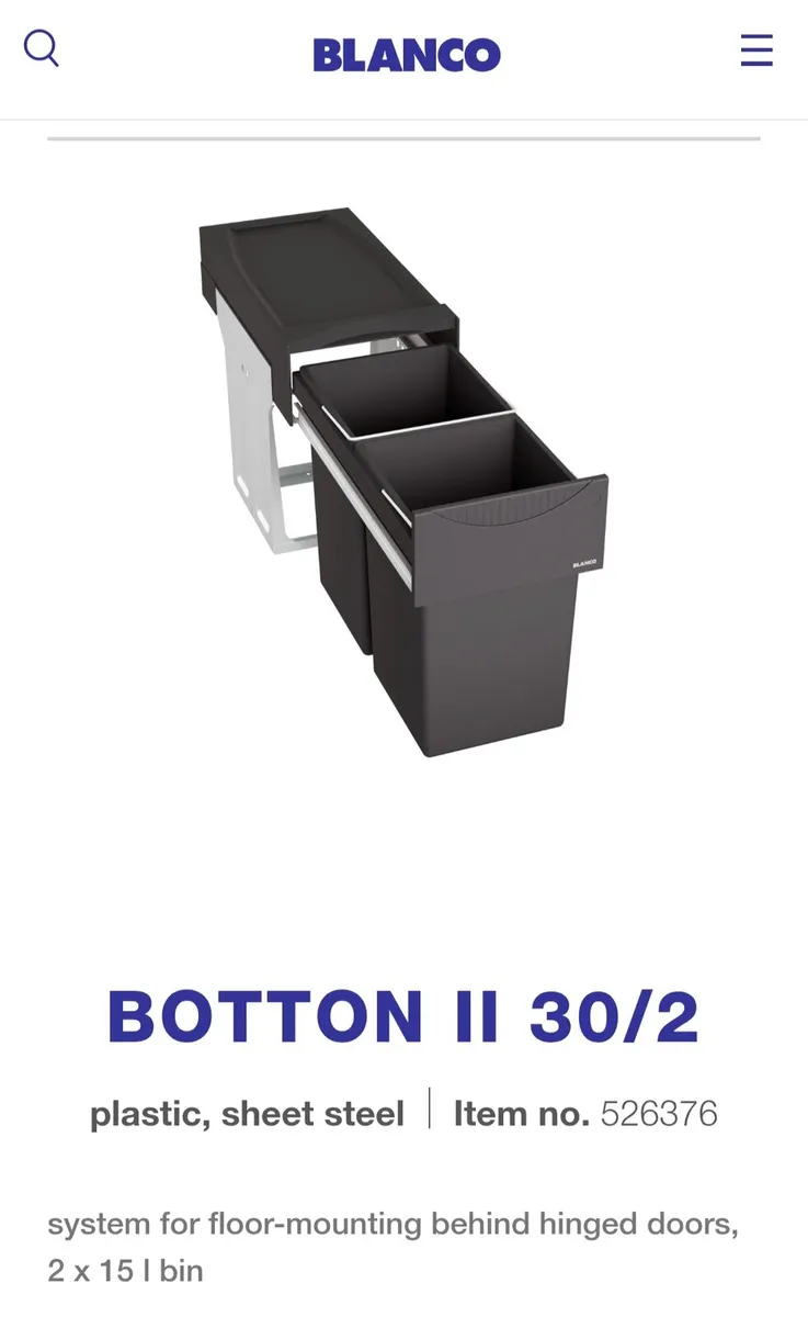 BLANCO BOTTOM II 30/20 - Image 1