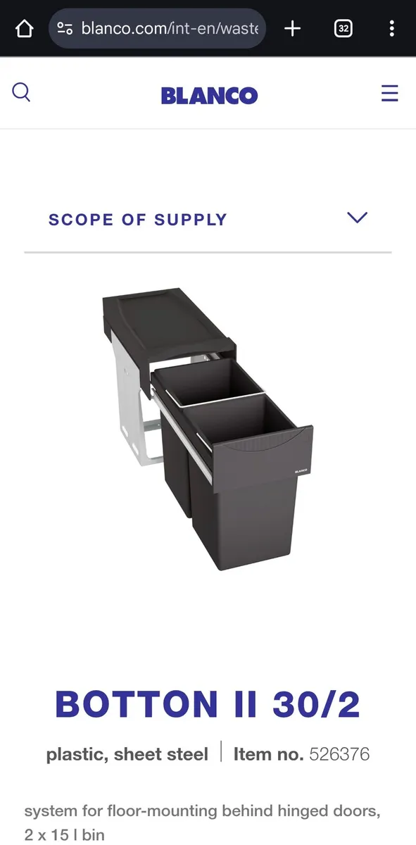 BLANCO BOTTOM II 30/20 - Image 2