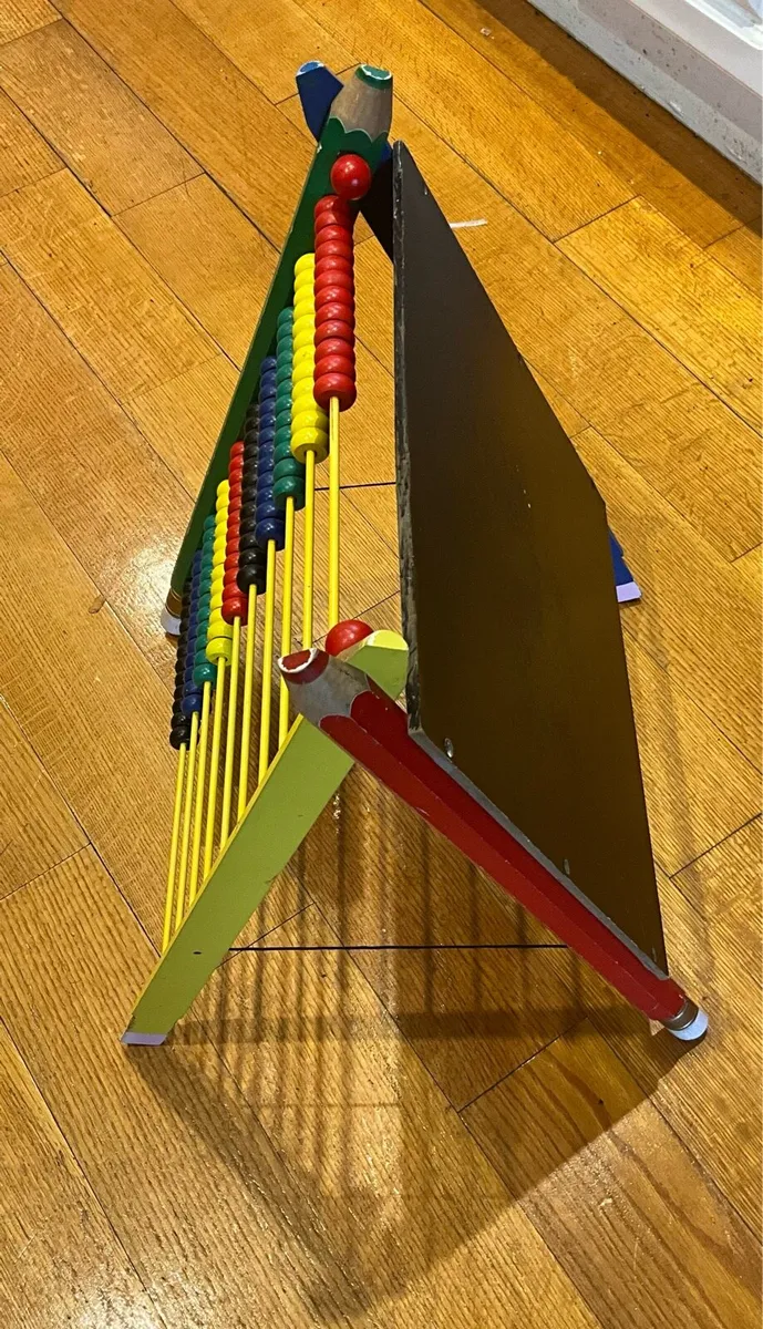Large Free Standing Abacus with Blckboard - Image 1