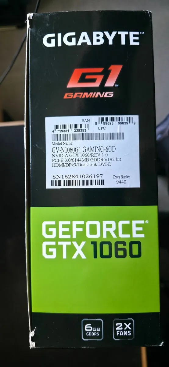 Graphics Card GeForce GTX 1060 G1 - Image 3