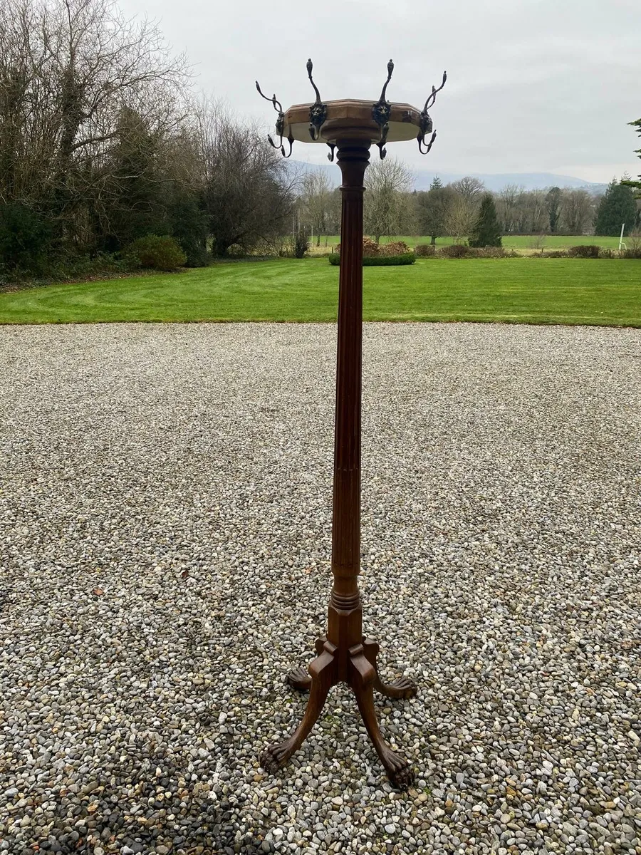 Mahogany Coat Stand - Image 1