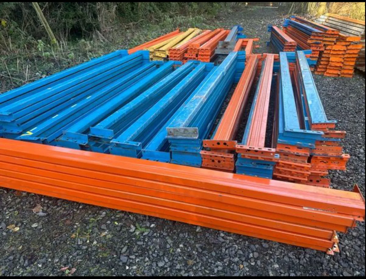 LARGE QUANTITY PALLET RACKING SHEDS GARAGES ETC - Image 2