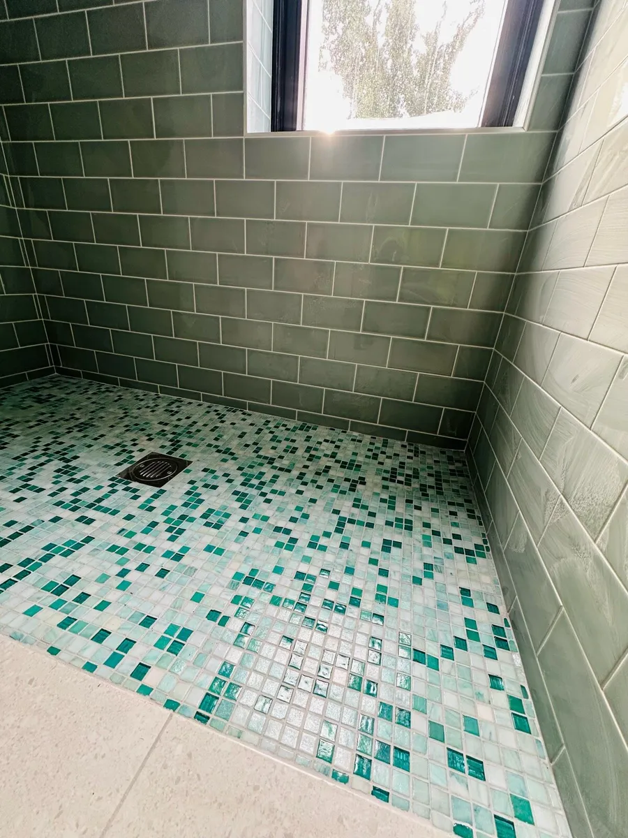 AQUA MARINE TILE MOSAIC SHEETS SHOWER WET ROOMS - Image 3