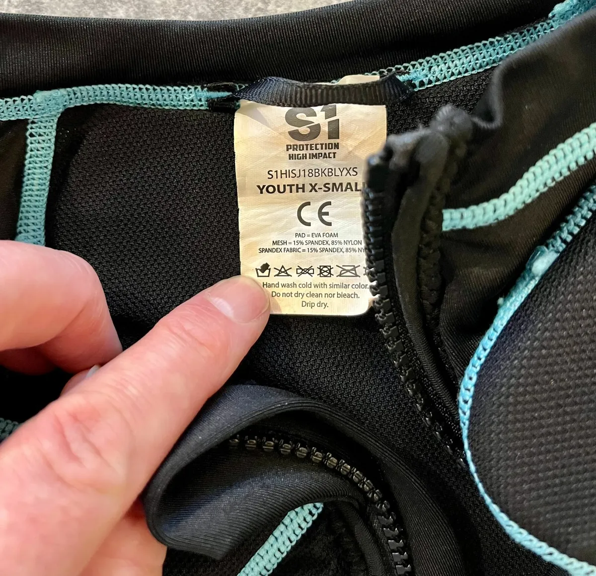 S1 Defense Elite 1.0 High Impact Jacket Youth XS - Image 3