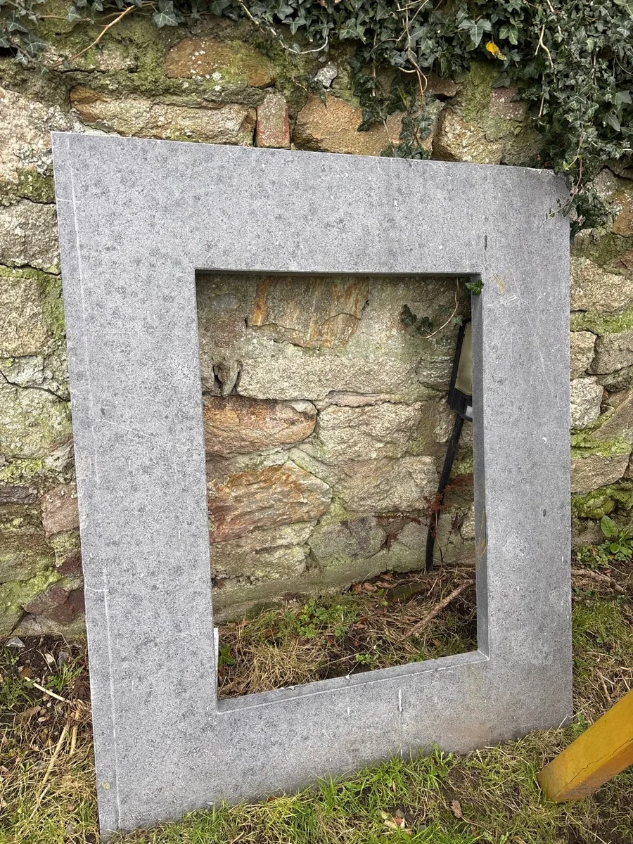 Marble fireplace frame - Image 1