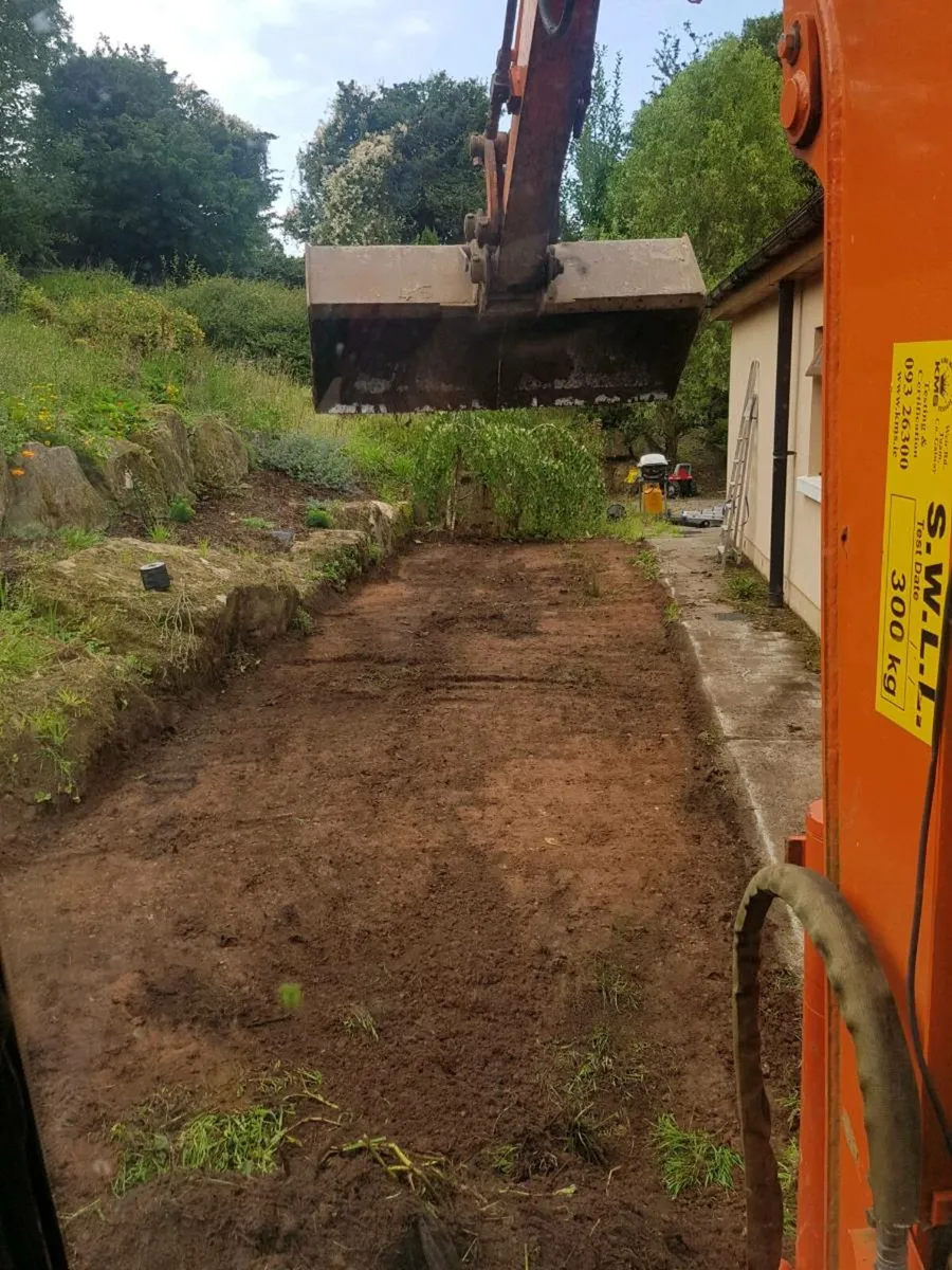 3 tonne Mini digger hire with experienced driver - Image 2