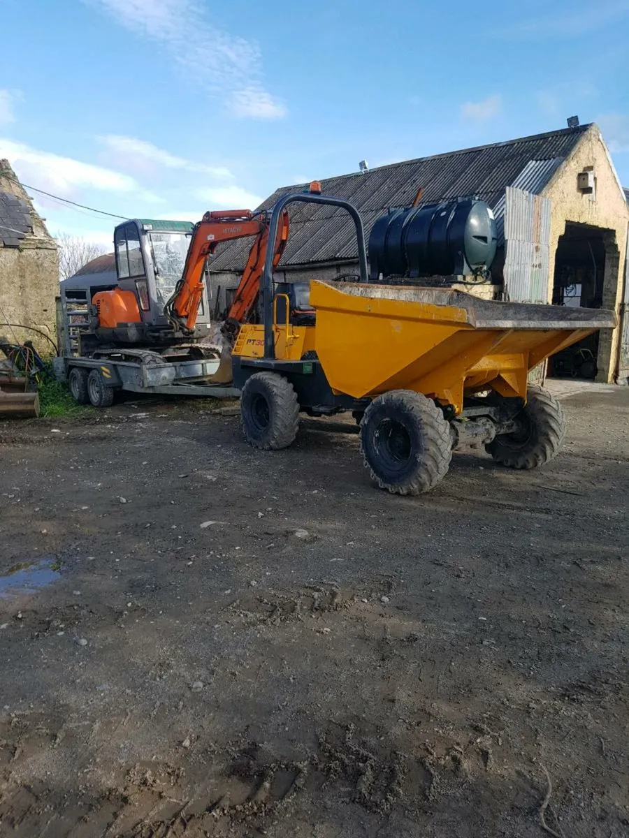3 tonne Mini digger hire with experienced driver - Image 3