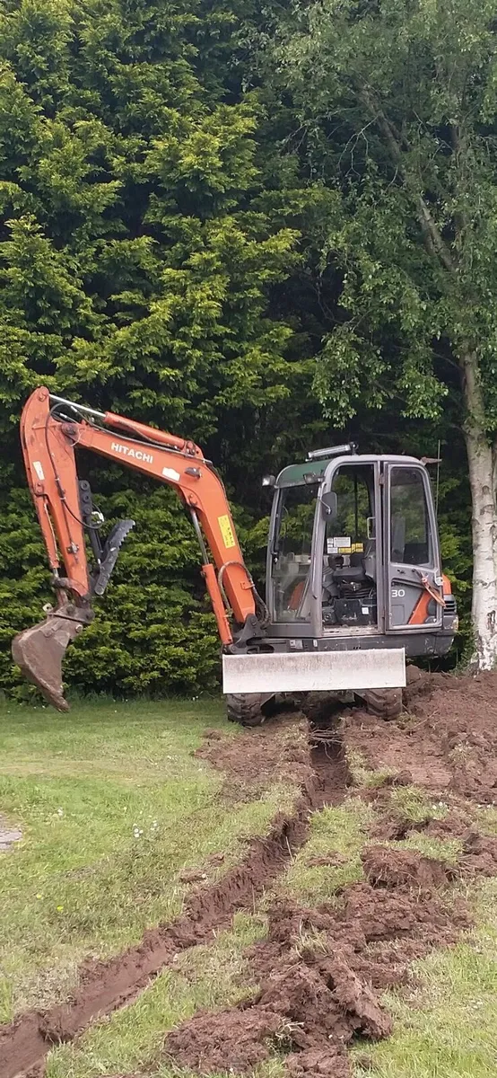 3 tonne Mini digger hire with experienced driver - Image 4