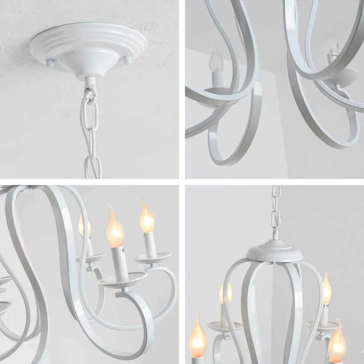 French Country Chandelier Candle Style Chandeliers - Image 3
