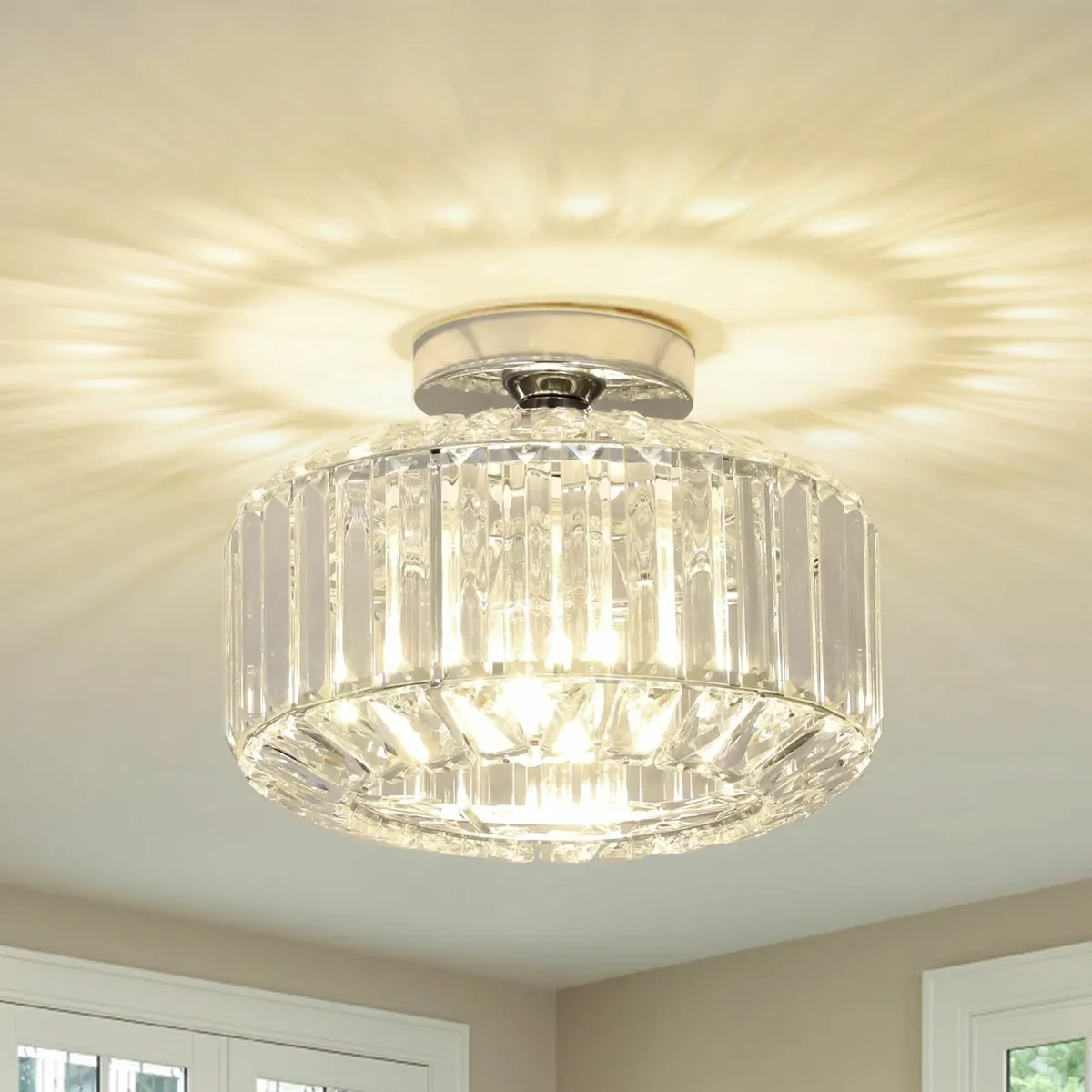 Crystal Ceiling Lights Living Room Modern - Image 1