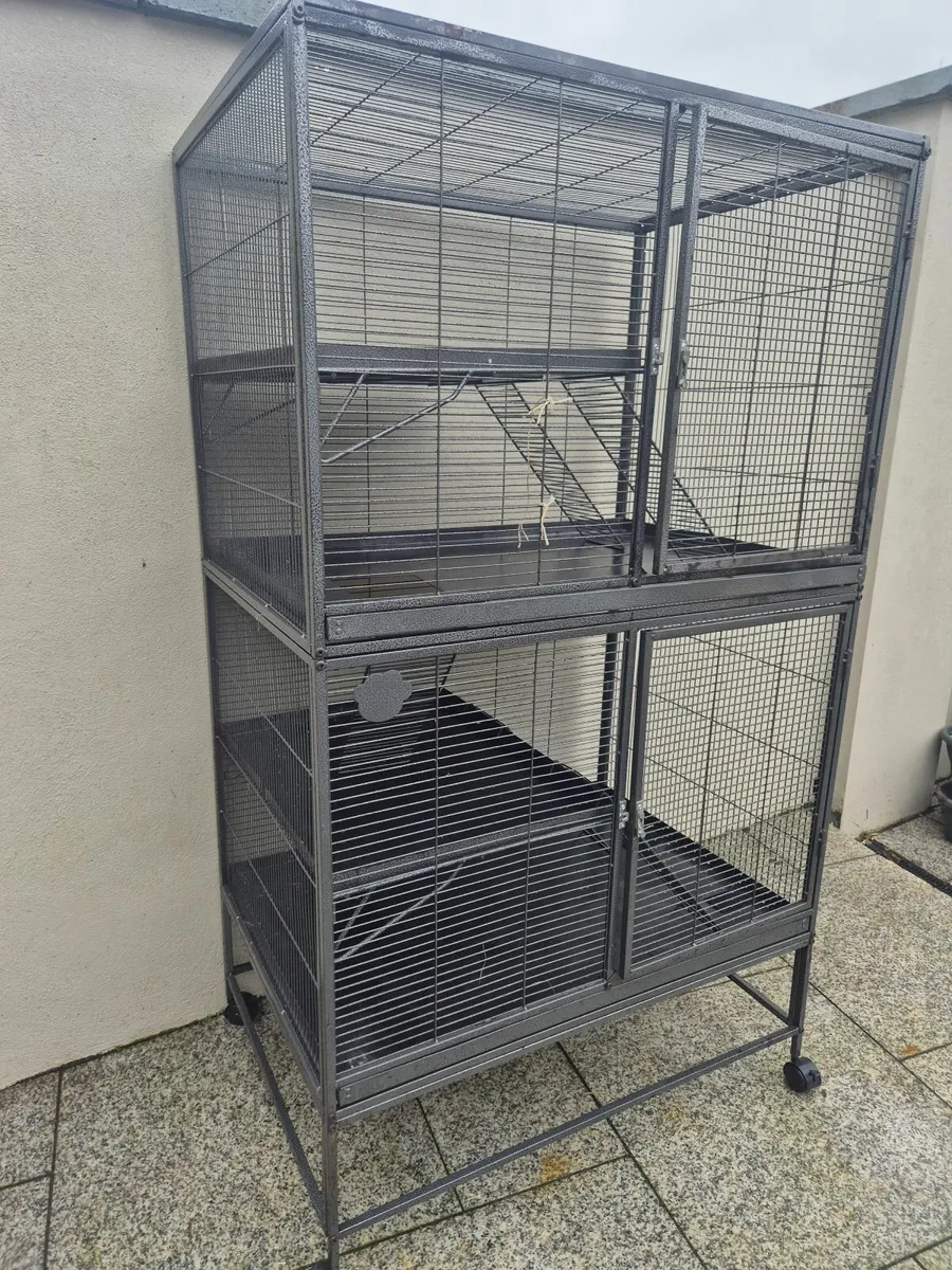 Rat Ferret Chinchilla Degu Pet Cage Tall Metal - Image 2