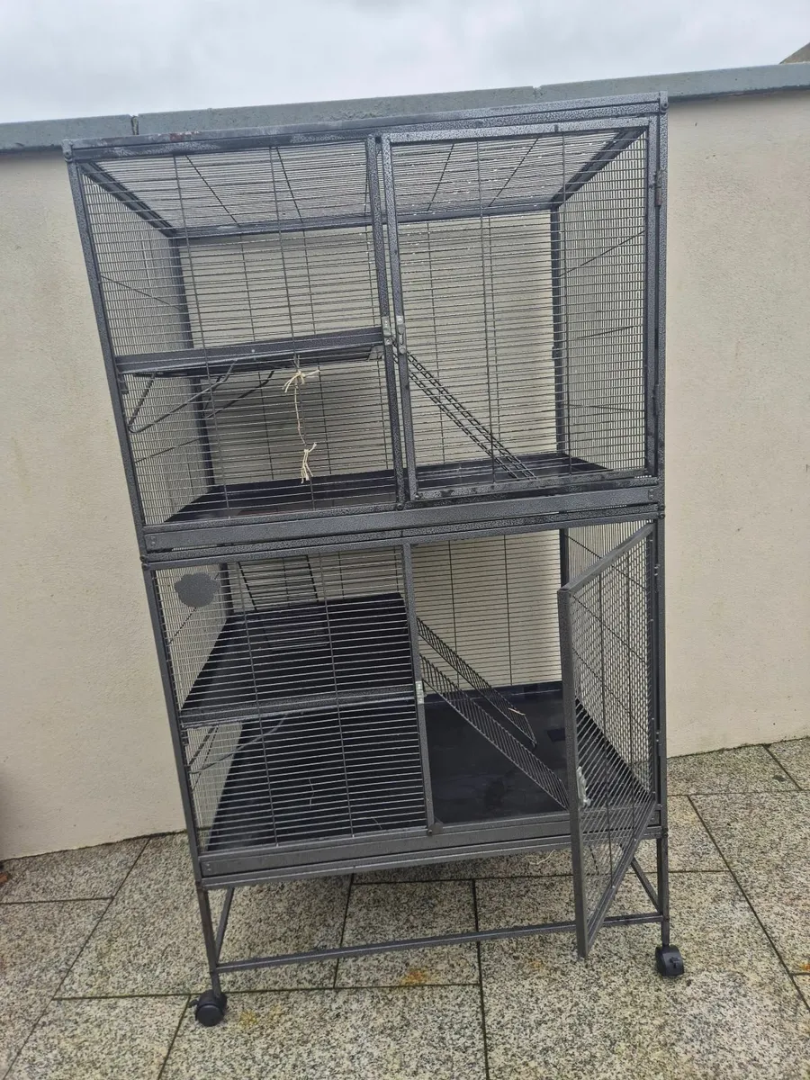 Rat Ferret Chinchilla Degu Pet Cage Tall Metal - Image 3