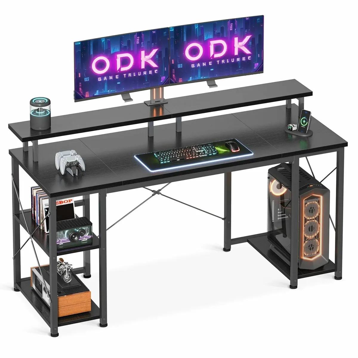 Computer Desk With Monitor Stand 120 x 50 cm - Image 1