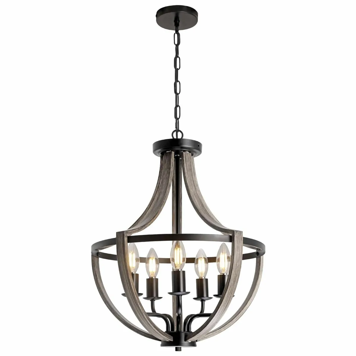 Modern Farmhouse Chandelier for Dining Room - Image 1