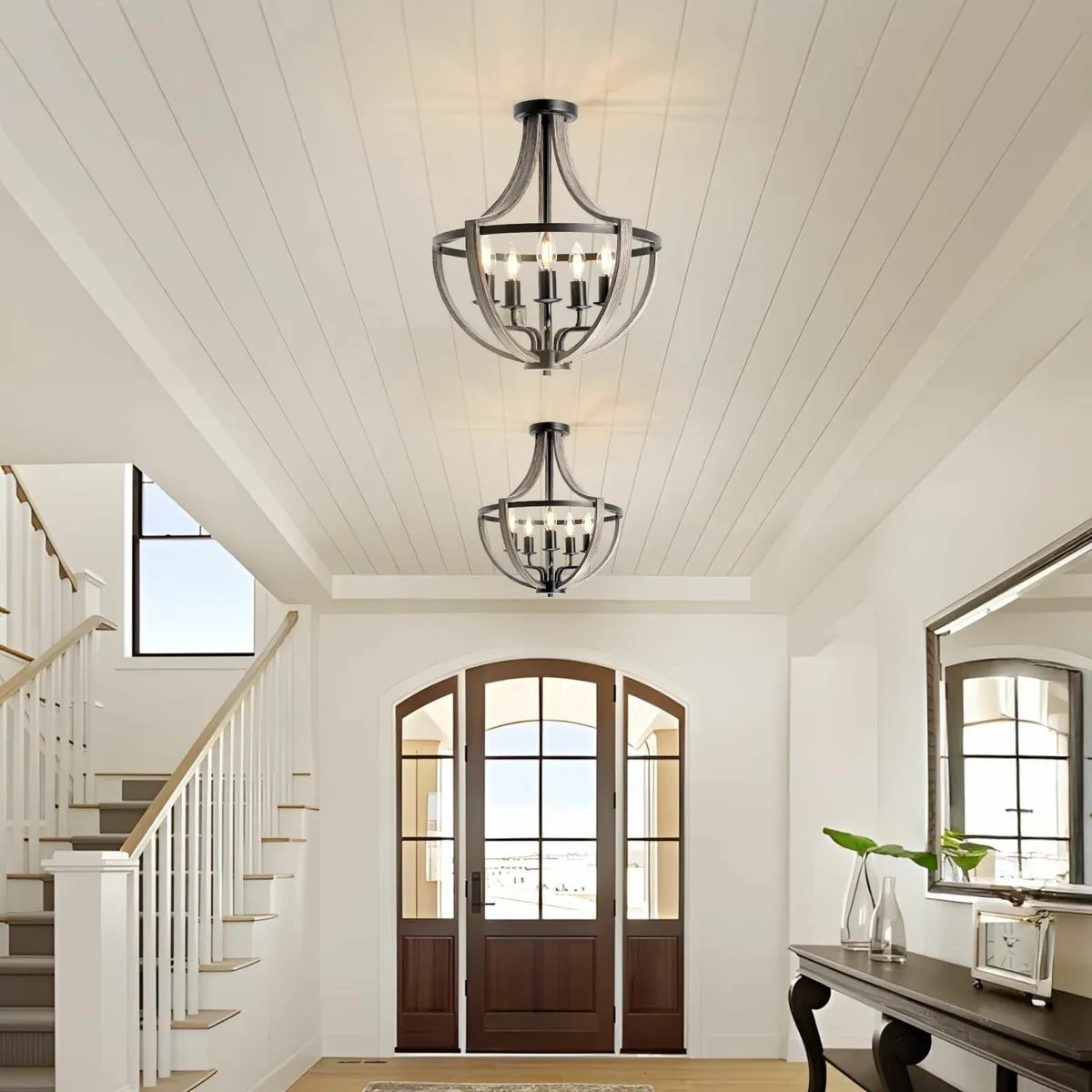 Modern Farmhouse Chandelier for Dining Room - Image 3