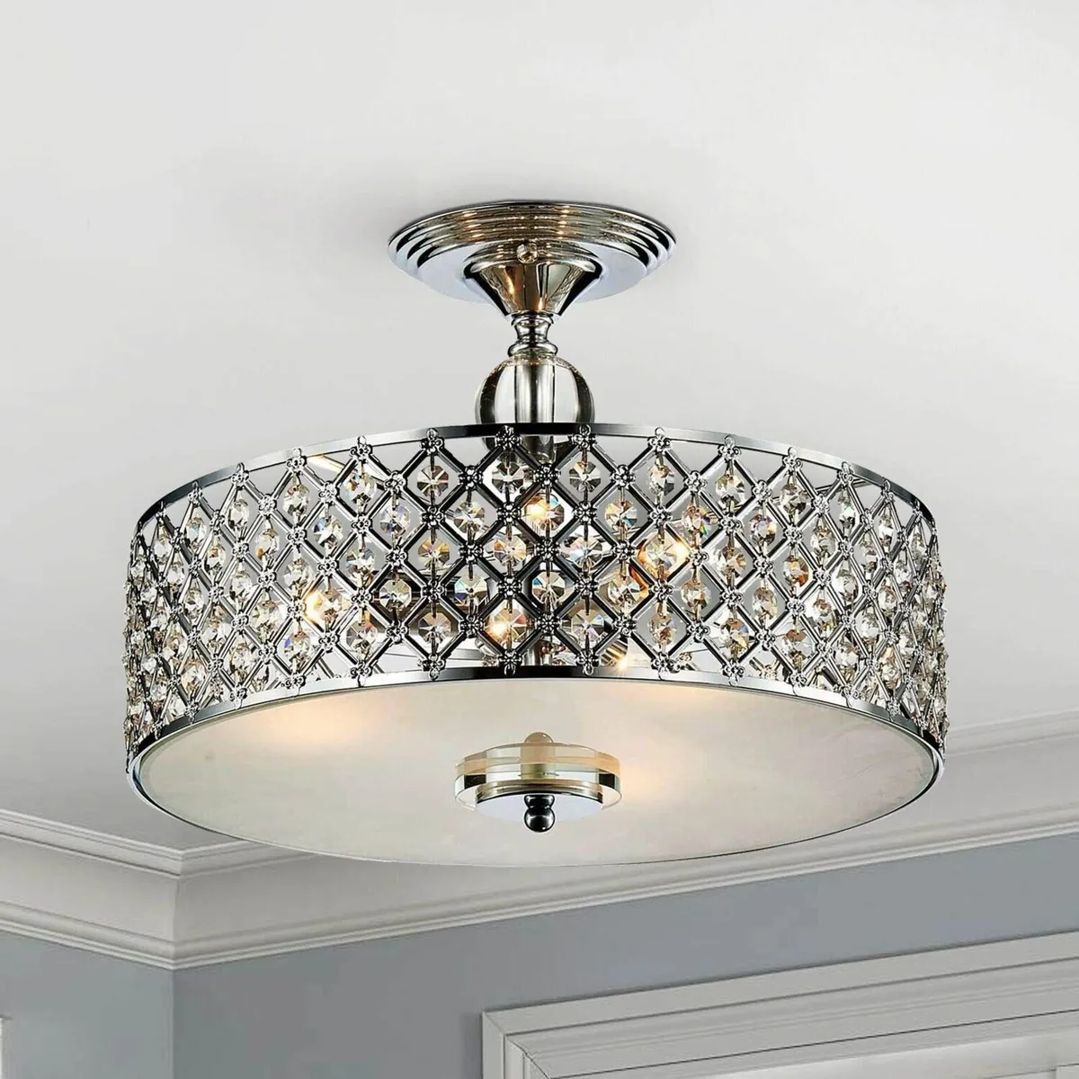 Saint Mossi Modern K9 Crystal Raindrop Chandelier - Image 1