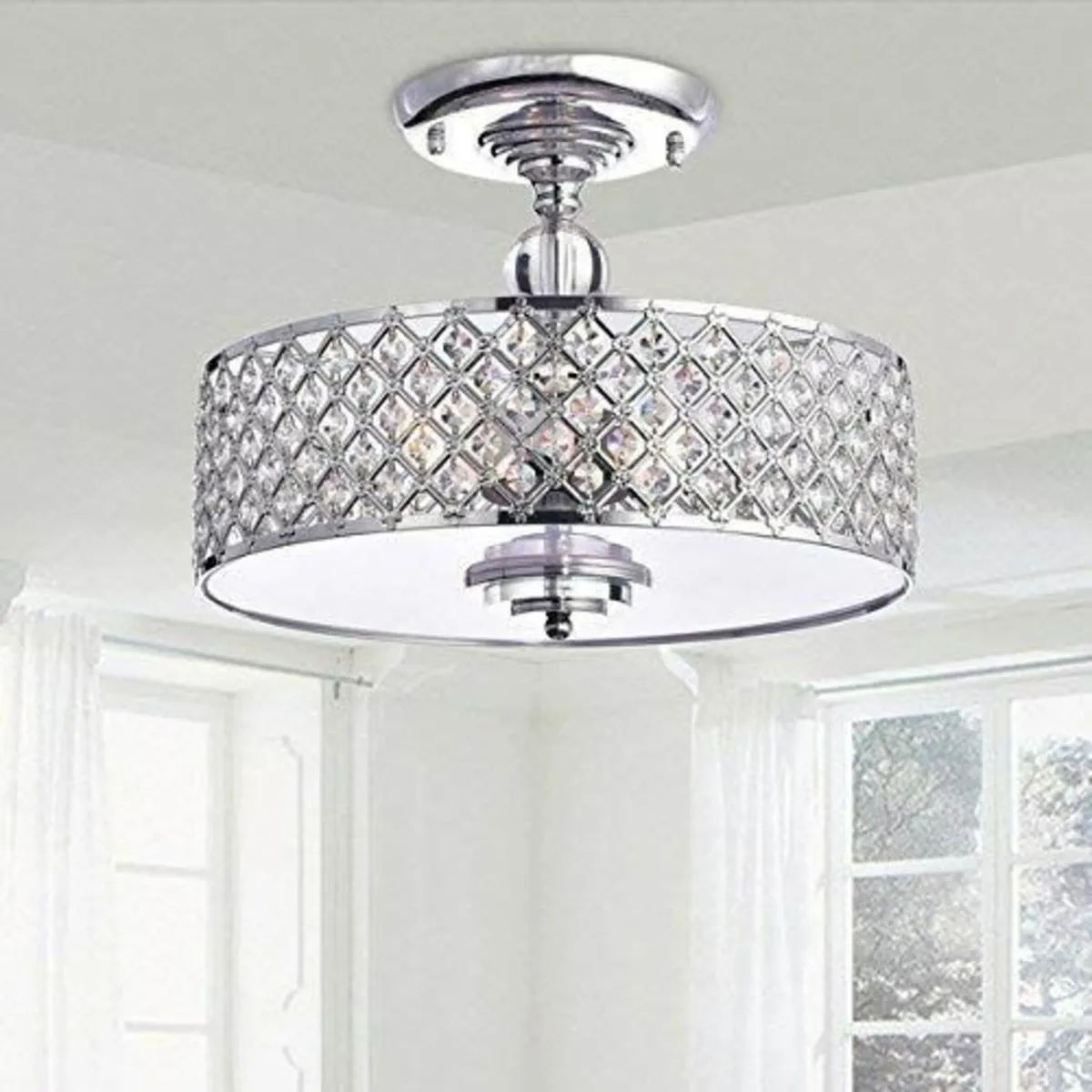 Saint Mossi Modern K9 Crystal Raindrop Chandelier - Image 3