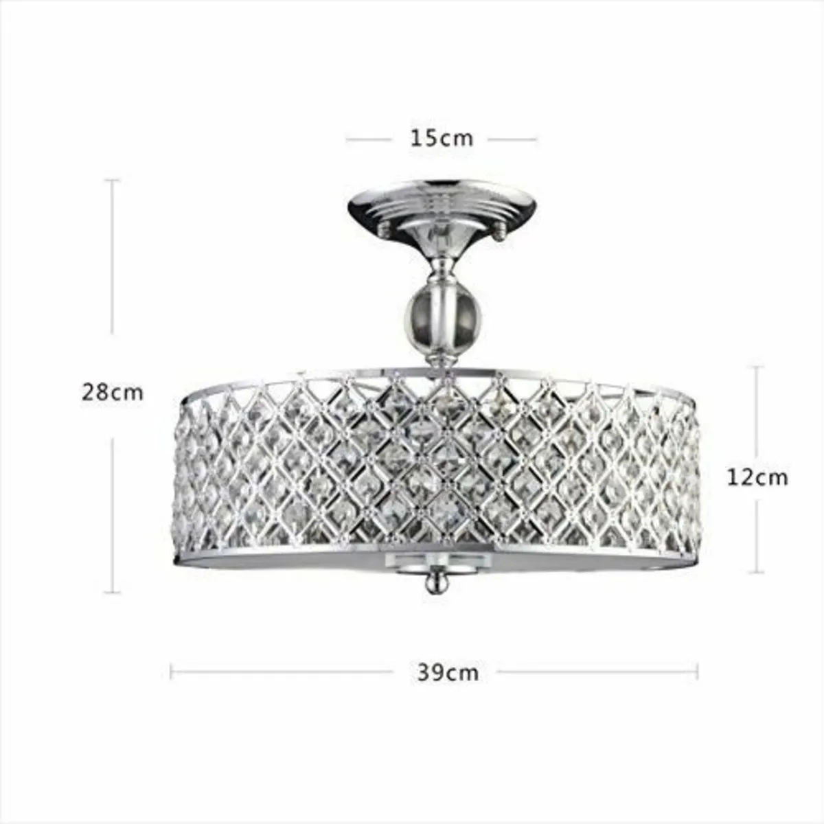 Saint Mossi Modern K9 Crystal Raindrop Chandelier - Image 4