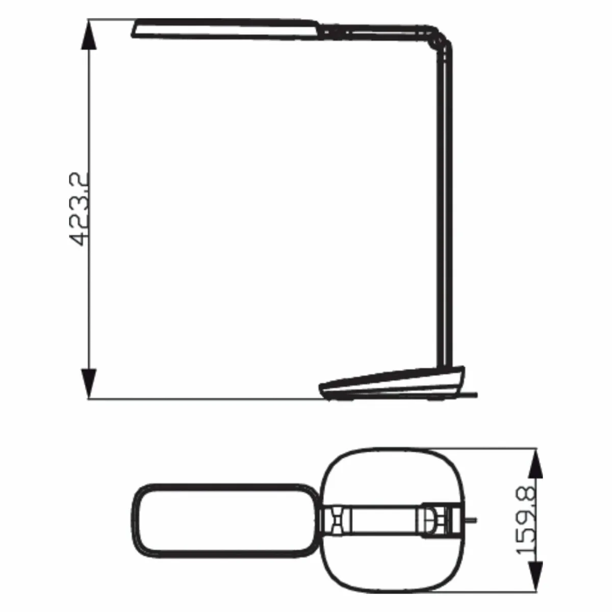 LED RobotPlus Desk Lamp 14W Light Cool White - - Image 4