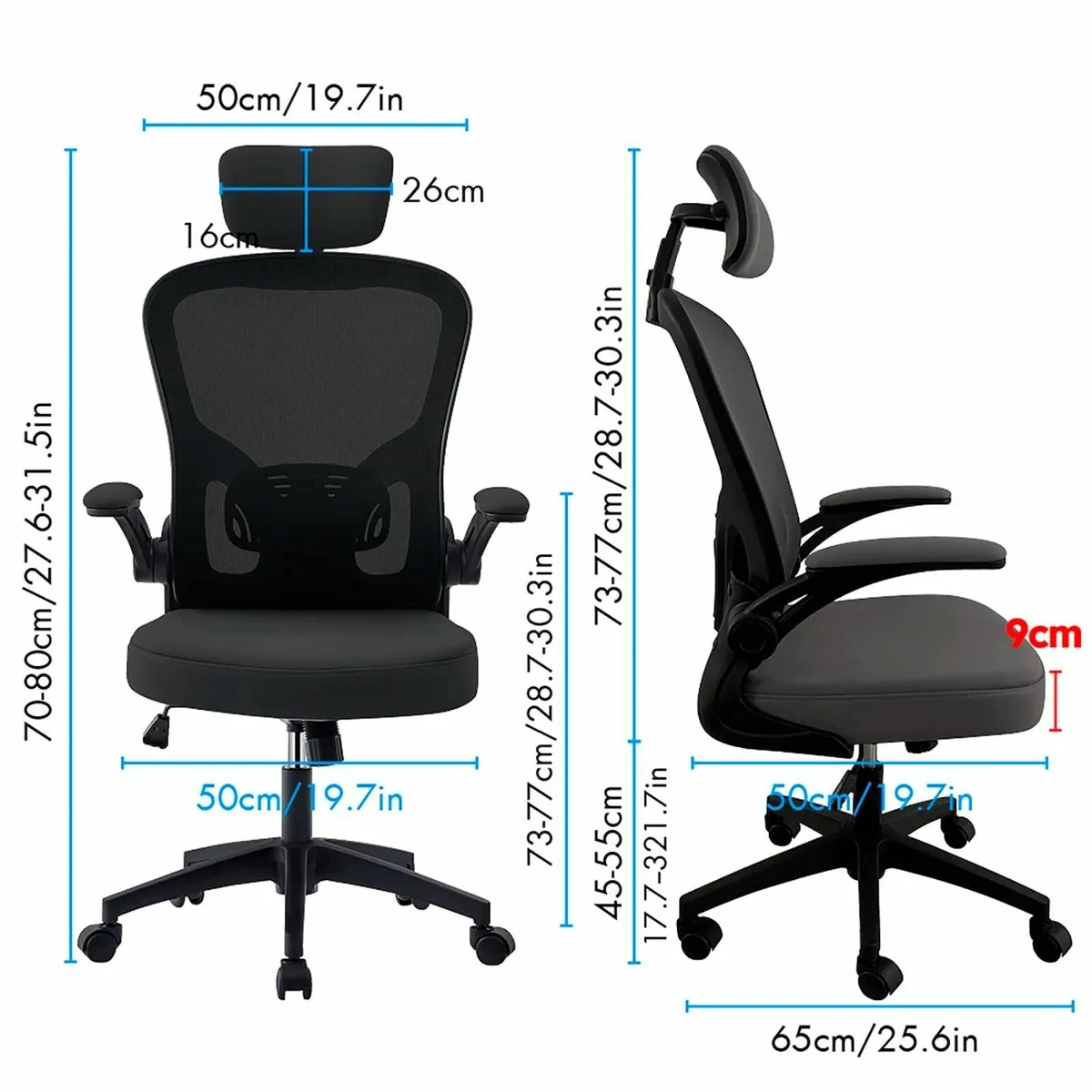 Ergonomic Office Chair with Adjustable Lumbar - Image 3