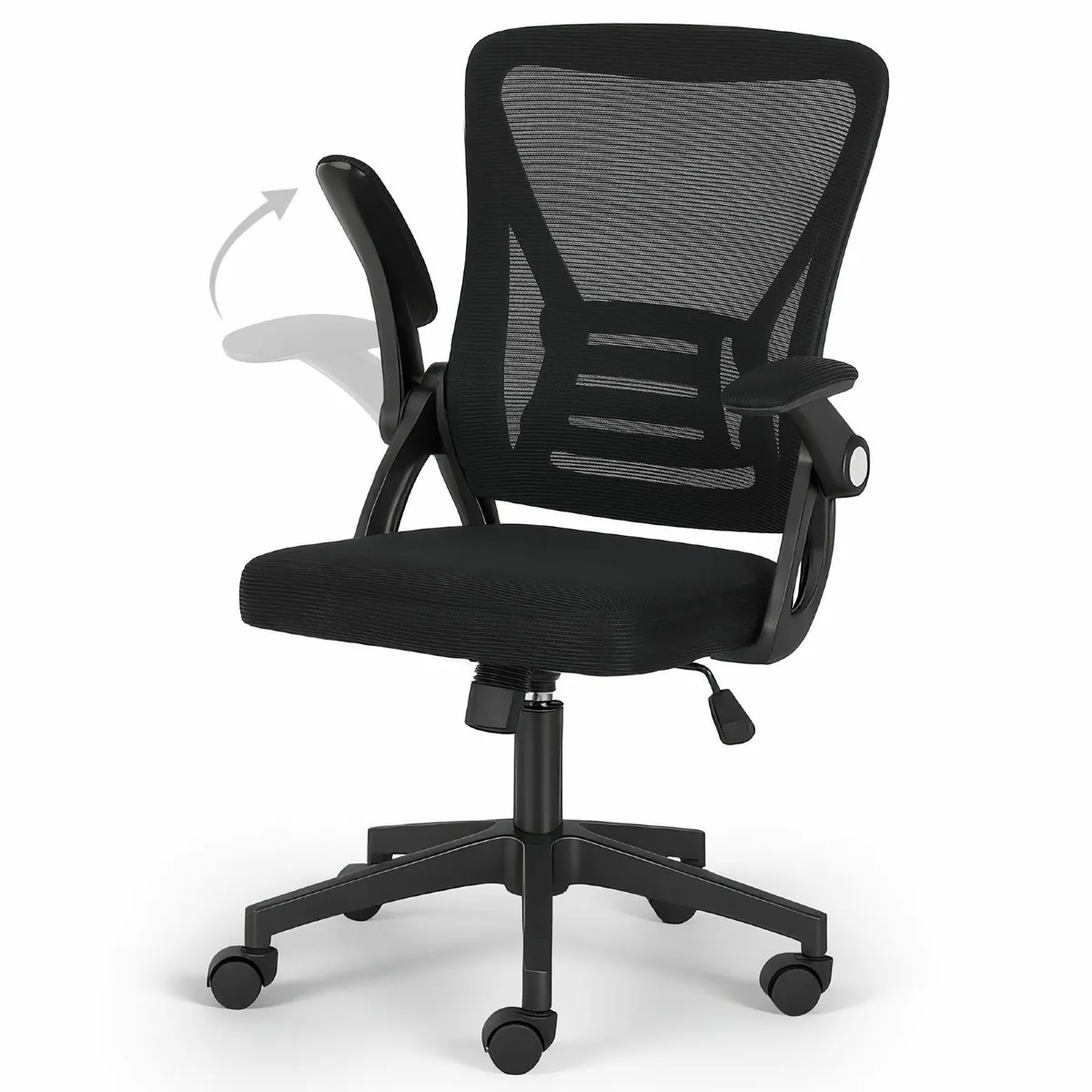 Ergonomic Office Chair with 90degrees Flip-up - Image 1