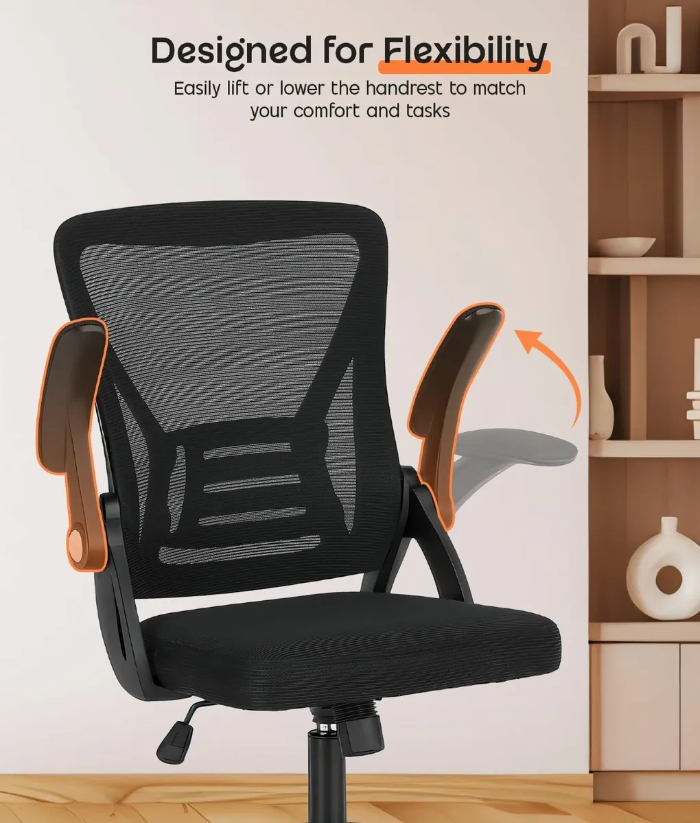 Ergonomic Office Chair with 90degrees Flip-up - Image 2