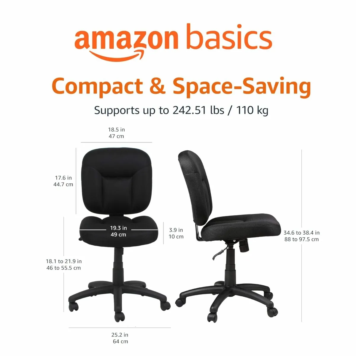 Office Chairs for home Ergonomic Height Adjustable - Image 3