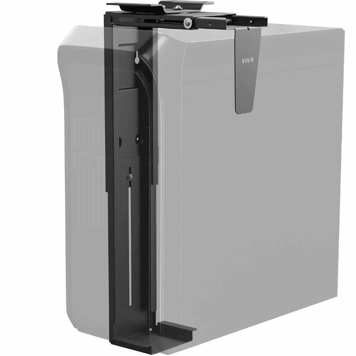 Adjustable Under Desk and Wall Large PC Mount - Image 1
