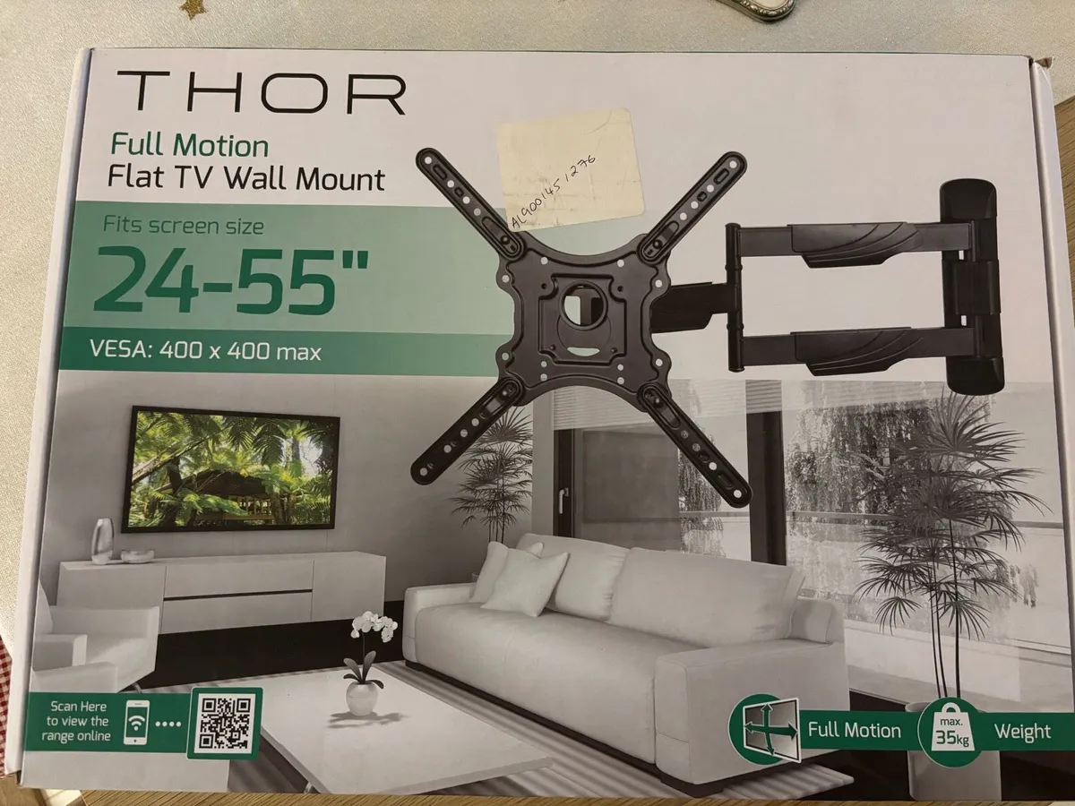 Thor Full Motion Flat TV Wall Mount - Image 1