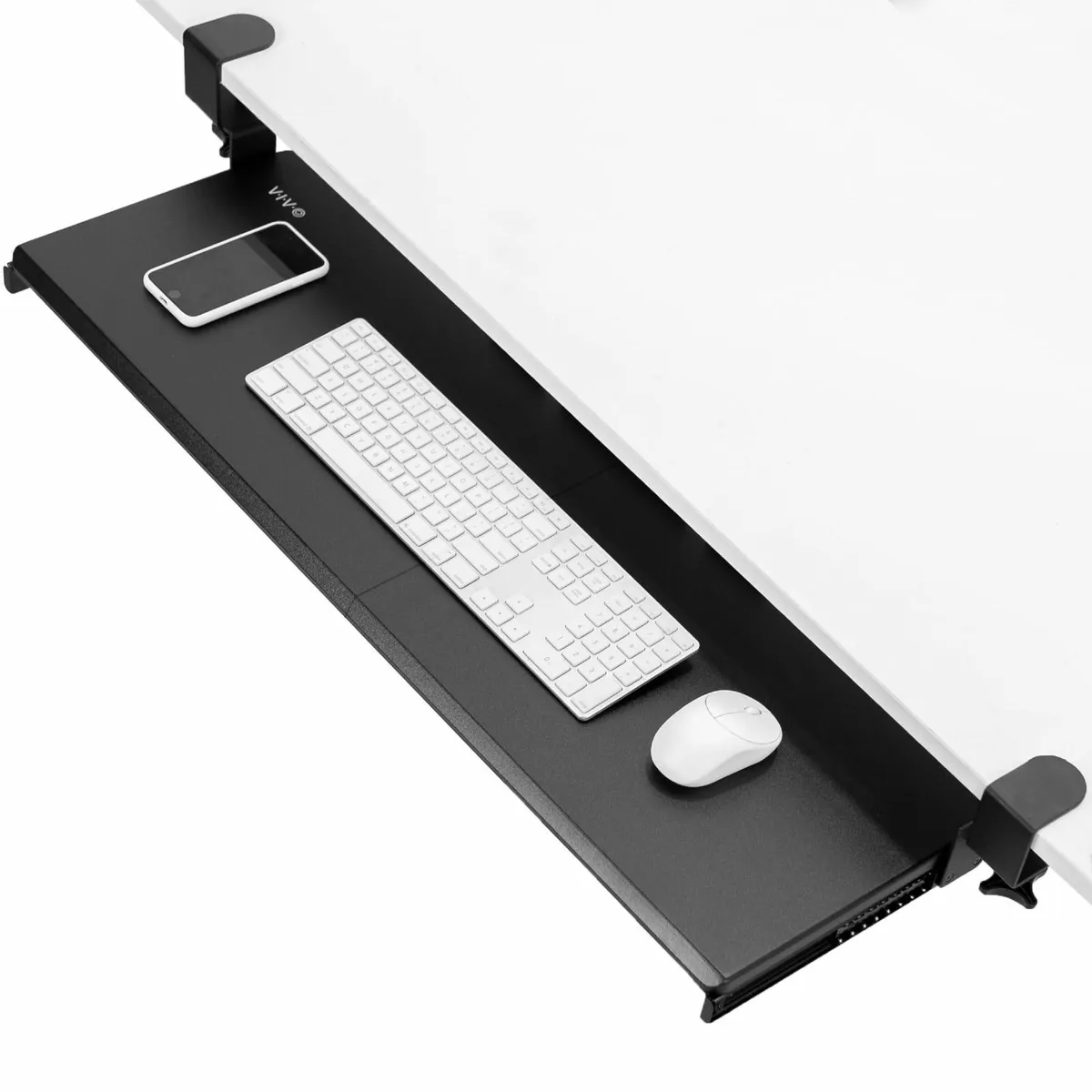 Extra Long Keyboard Tray Under Desk Pull Out with - Image 1